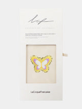 La Coque Francaise Yellow Butterfly Patch