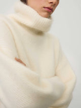 Lisa Yang Teresa Sweater in Brushed Cream