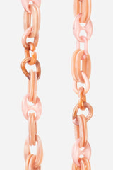 La Coque Francaise Long Pink Amber Chain