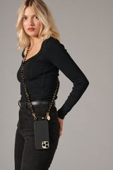 La Coque Francaise Sona Long Chain Black - Twenty Petworth