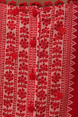 FARM Rio Flora Tapestry Red Shorts
