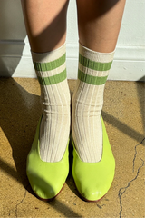 Le Bon Shoppe Her Varsity Socks Pear - Twenty Petworth