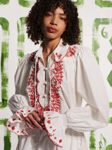 Alemais Hearts Embroidered Shirt
