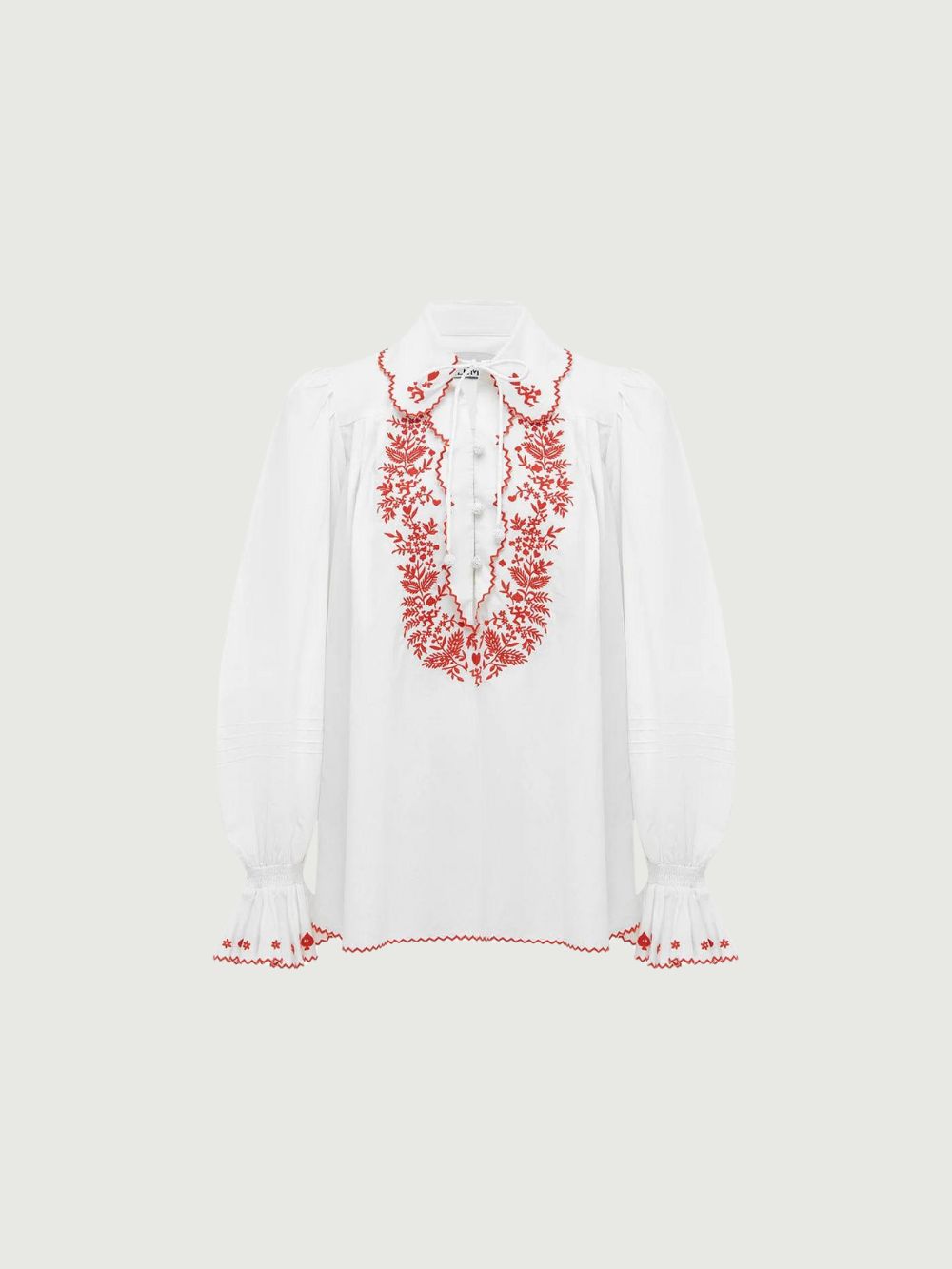 Alemais Hearts Embroidered Shirt