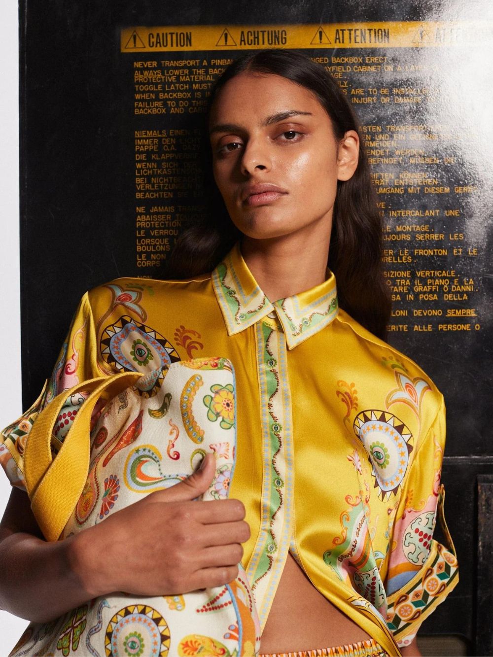 Alemais Pinball Silk Shirt