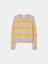 American Vintage Bymi Jumper in Bremeux Raye Marmalade