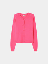 American Vintage Damsville Cardigan in Rose Fluo