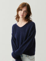 American Vintage East Jumper Navy Chine