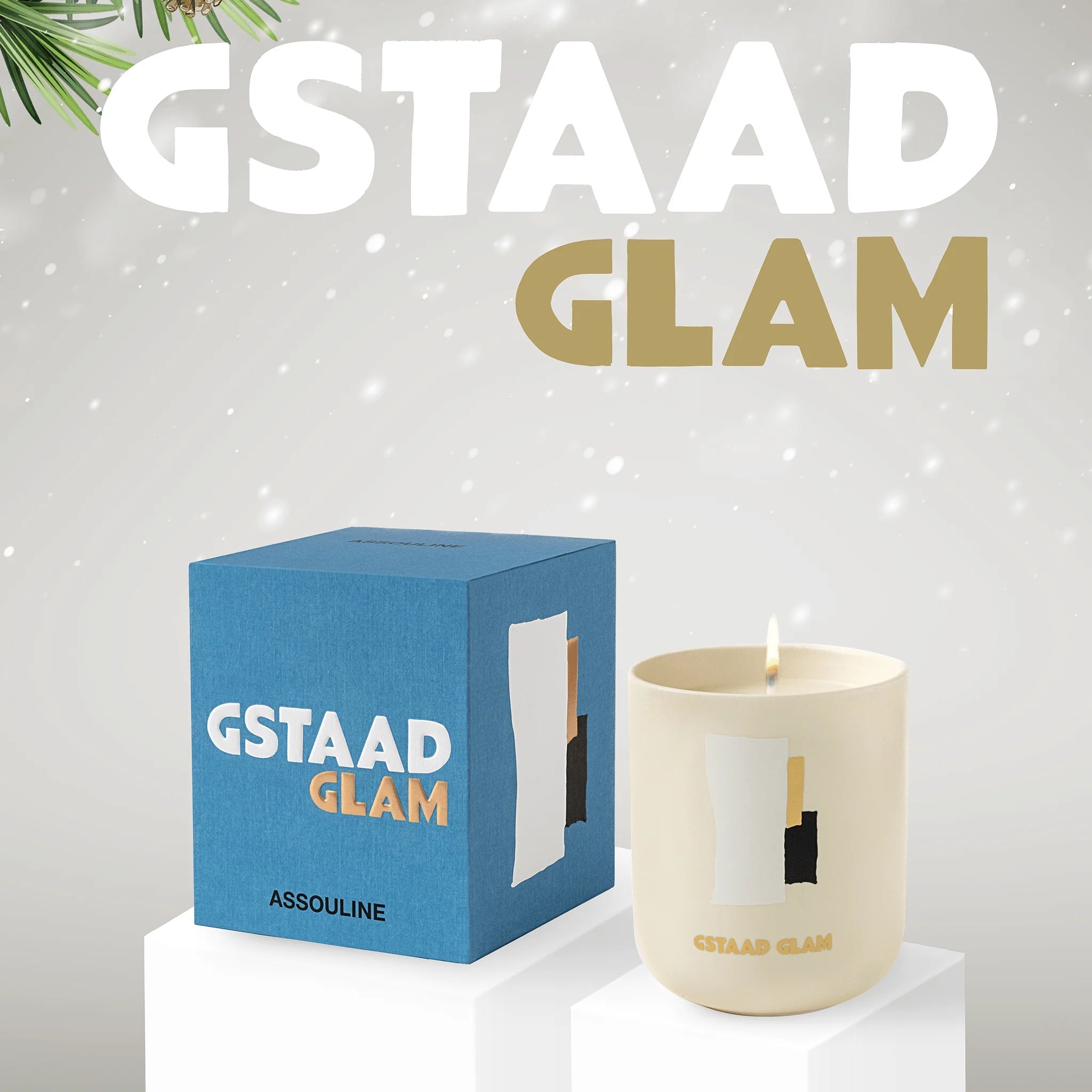 Assouline Gstadd Glam Travel Candle