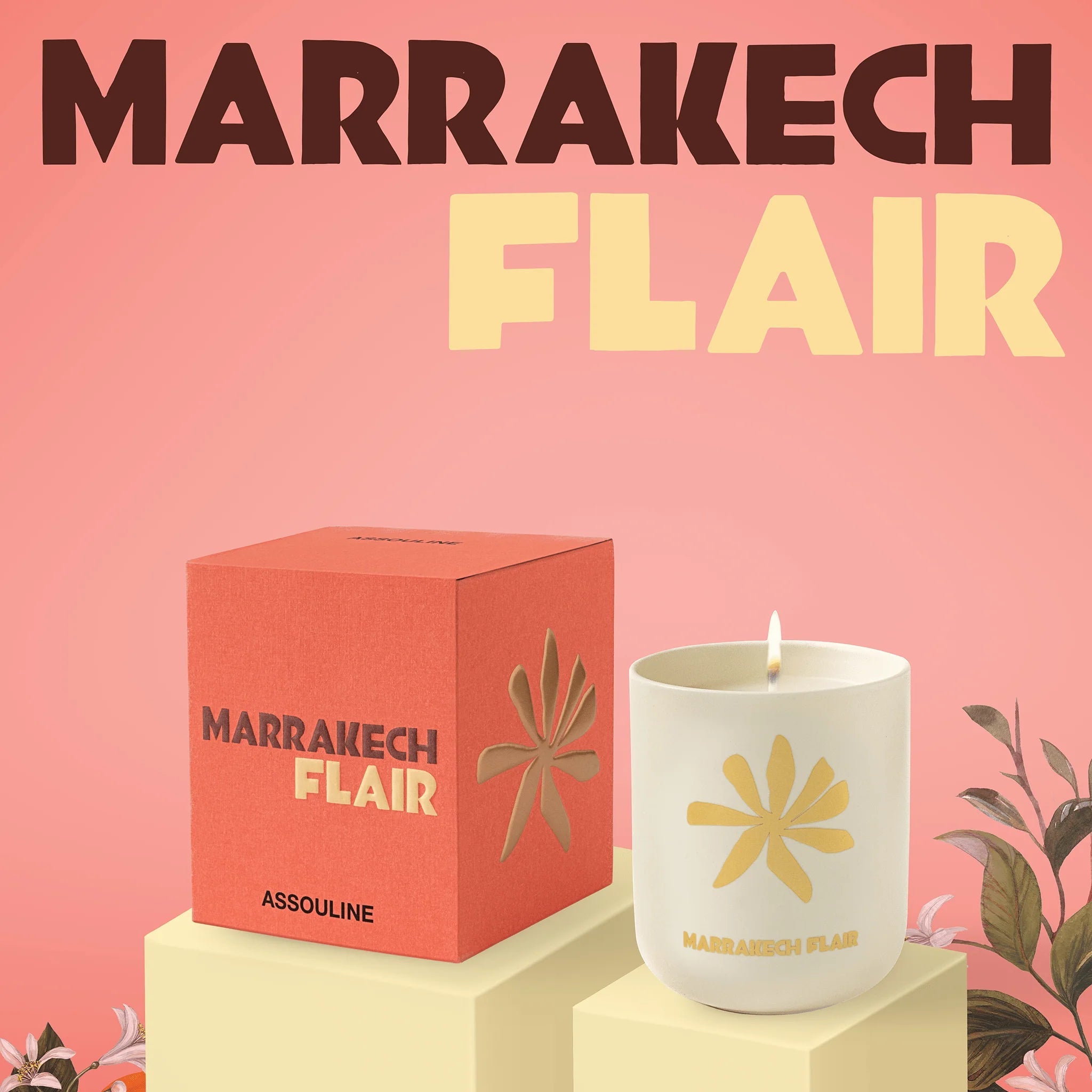 Assouline Marrakech Flair Travel Candle