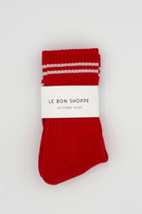 Le Bon Shoppe Boyfriend Socks Red