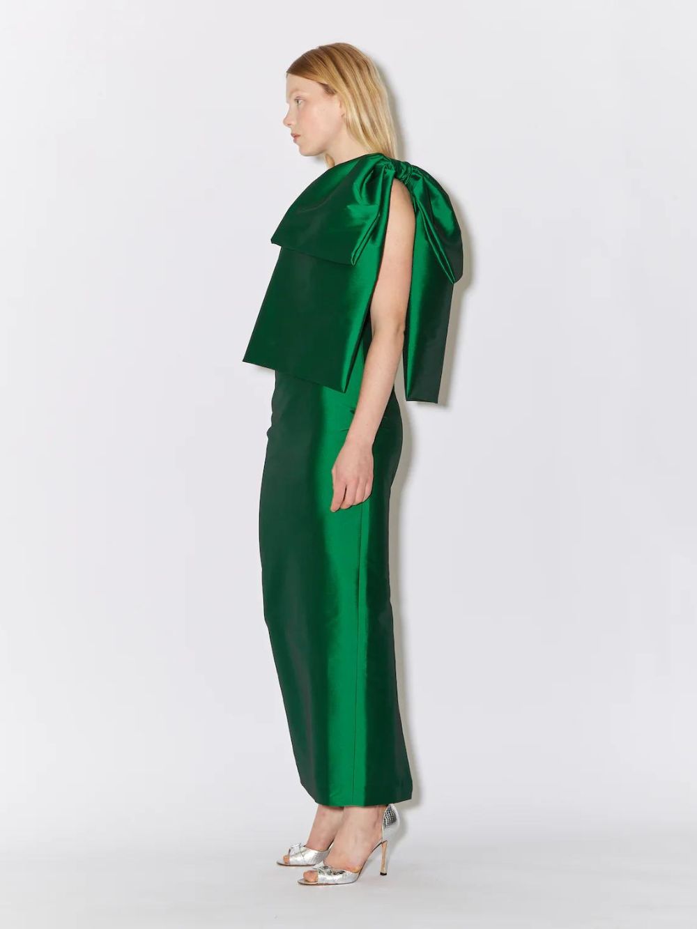 Bernadette Josselin Dress Emerald Green
