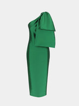 Bernadette Josselin Dress Emerald Green