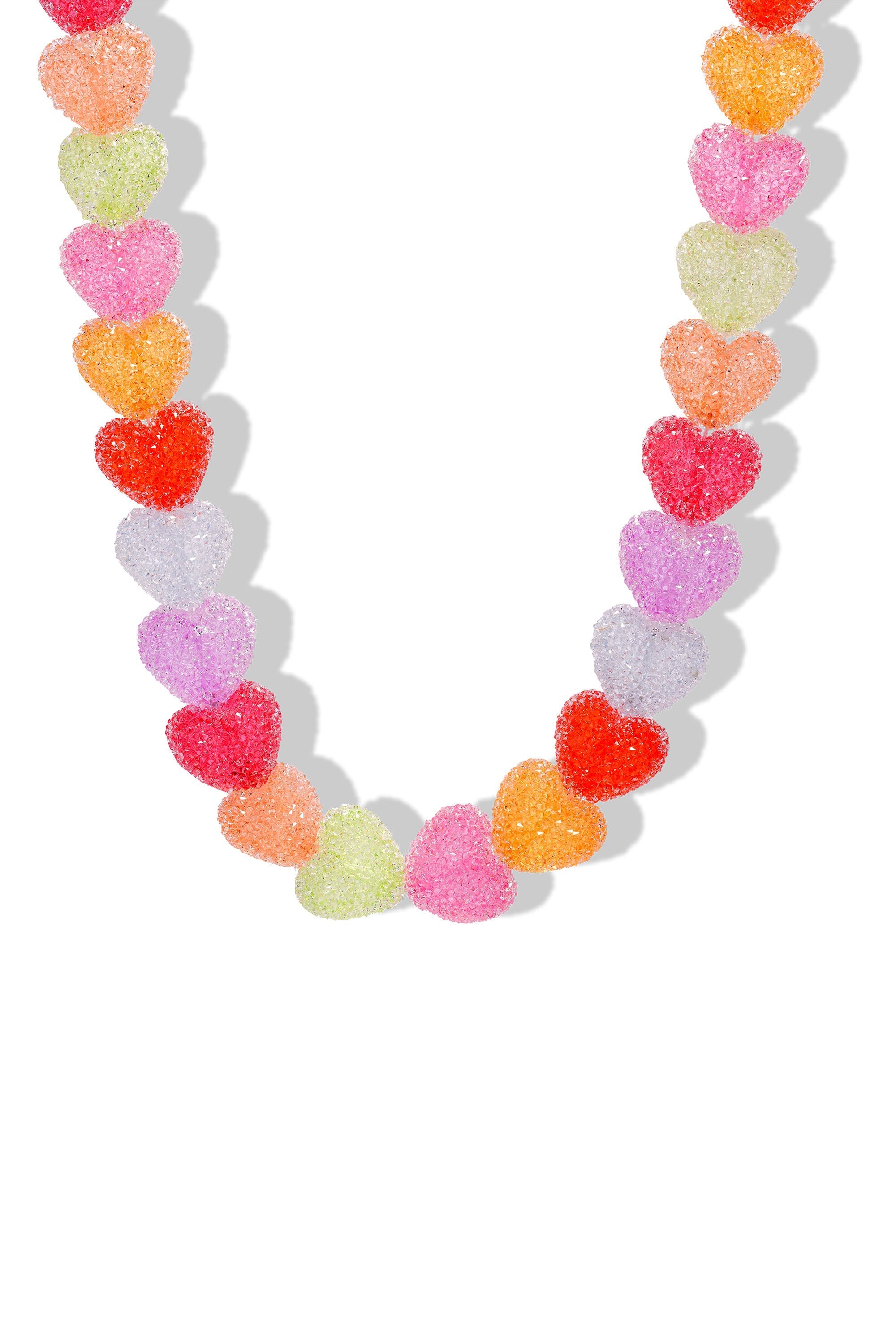 Crystal Haze Jelly Heart Necklace - Twenty Petworth