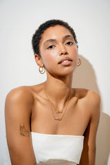 Crystal Haze LOVE Baguette Necklace - Twenty Petworth