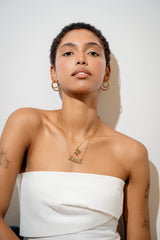 Crystal Haze LOVE Baguette Necklace - Twenty Petworth