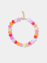 Crystal Haze Jelly Heart Necklace