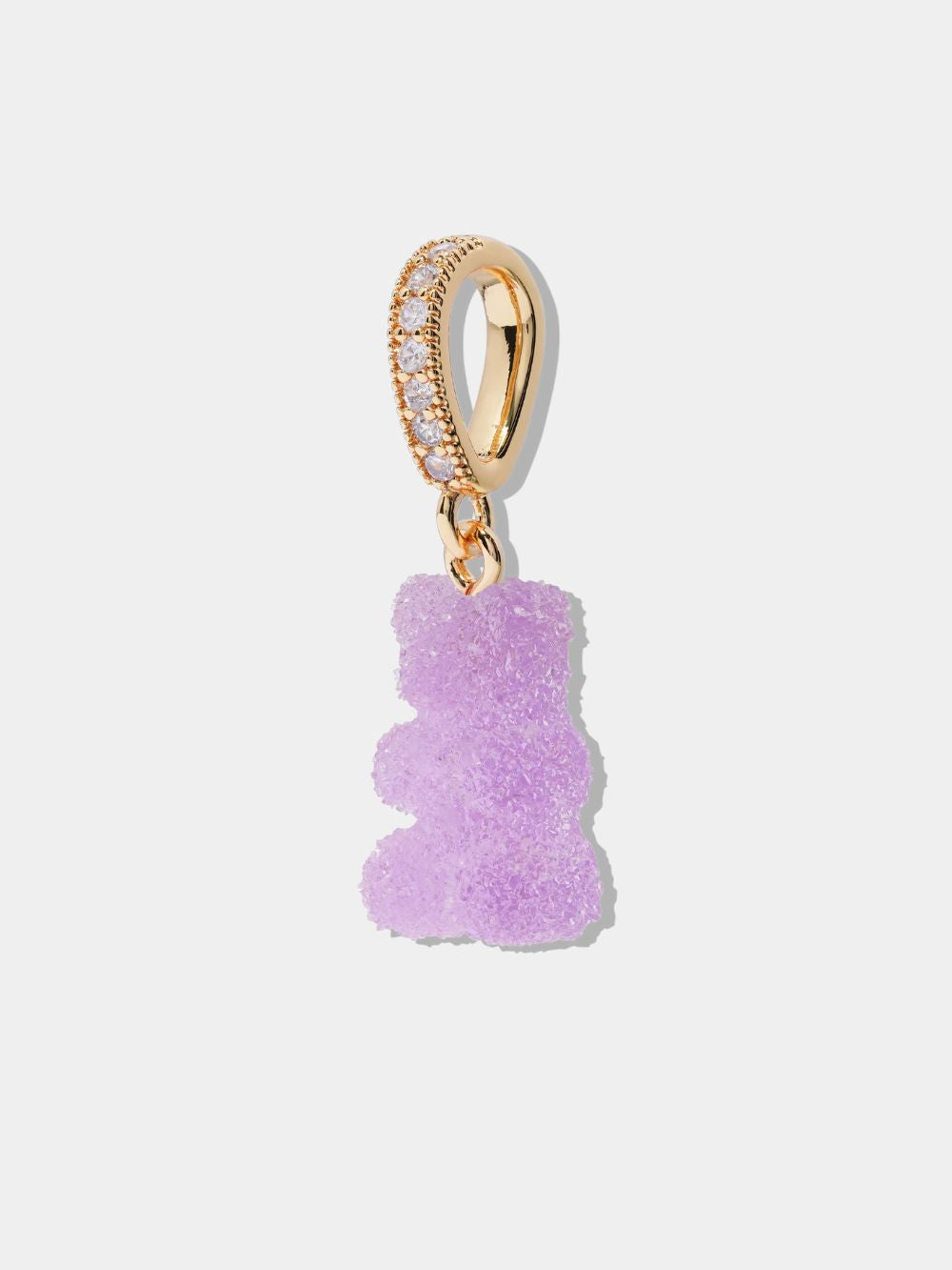 Crystal Haze Fizzy Nostalgia Bear Pave Connector Grape