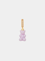 Crystal Haze Nostalgia Bear Pave Connector Lavender