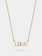 Crystal Haze LOVE Baguette Necklace - Twenty Petworth