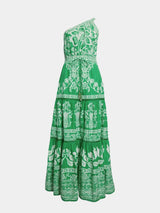 FARM Rio Sweet Garden Green Maxi Dress