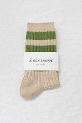 Le Bon Shoppe Her Varsity Socks Pear - Twenty Petworth