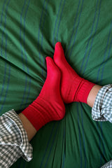 Le Bon Shoppe Her Socks in Classic Red