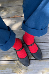 Le Bon Shoppe Her Socks in Classic Red