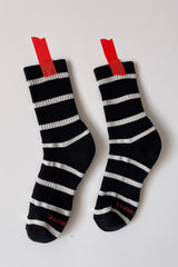 Le Bon Shoppe Striped Boyfriend Socks Black Stripe - Twenty Petworth