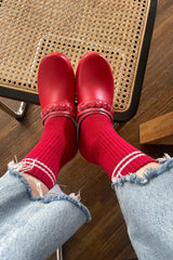 Le Bon Shoppe Boyfriend Socks Red