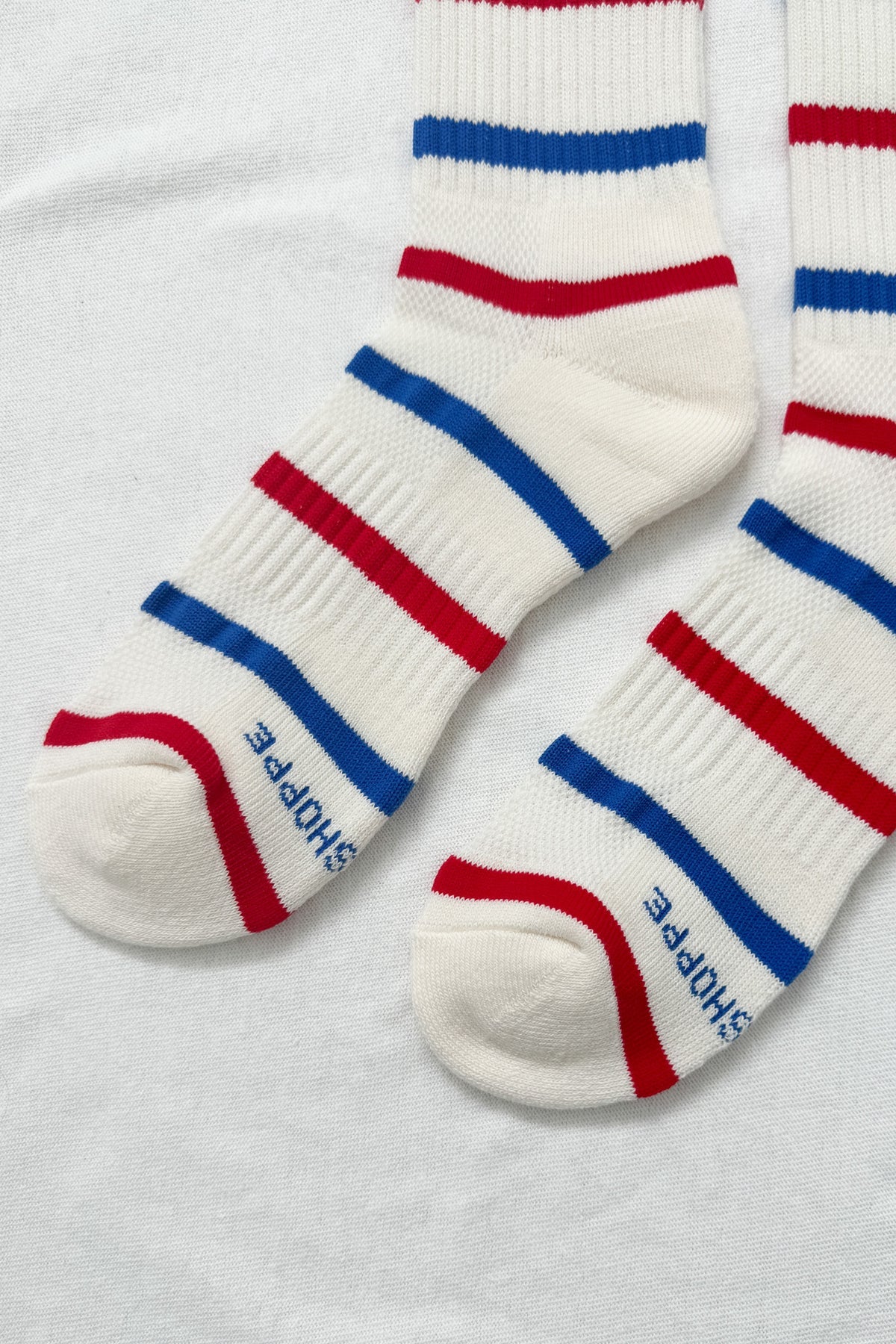 Le Bon Shoppe Striped Boyfriend Socks Red & Blue - Twenty Petworth