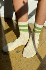 Le Bon Shoppe Her Varsity Socks Pear - Twenty Petworth