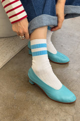 Le Bon Shoppe Her Varsity Socks Blue Stripe - Twenty Petworth