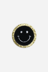 La Coque Francaise Black Smiley Patch