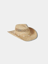 Lack of Color Seashells Cowboy Hat