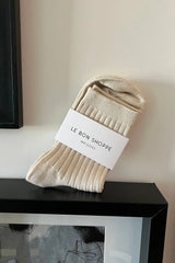 Le Bon Shoppe Her Socks in Porcelain