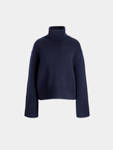 Lisa Yang Fleur Sweater in Navy