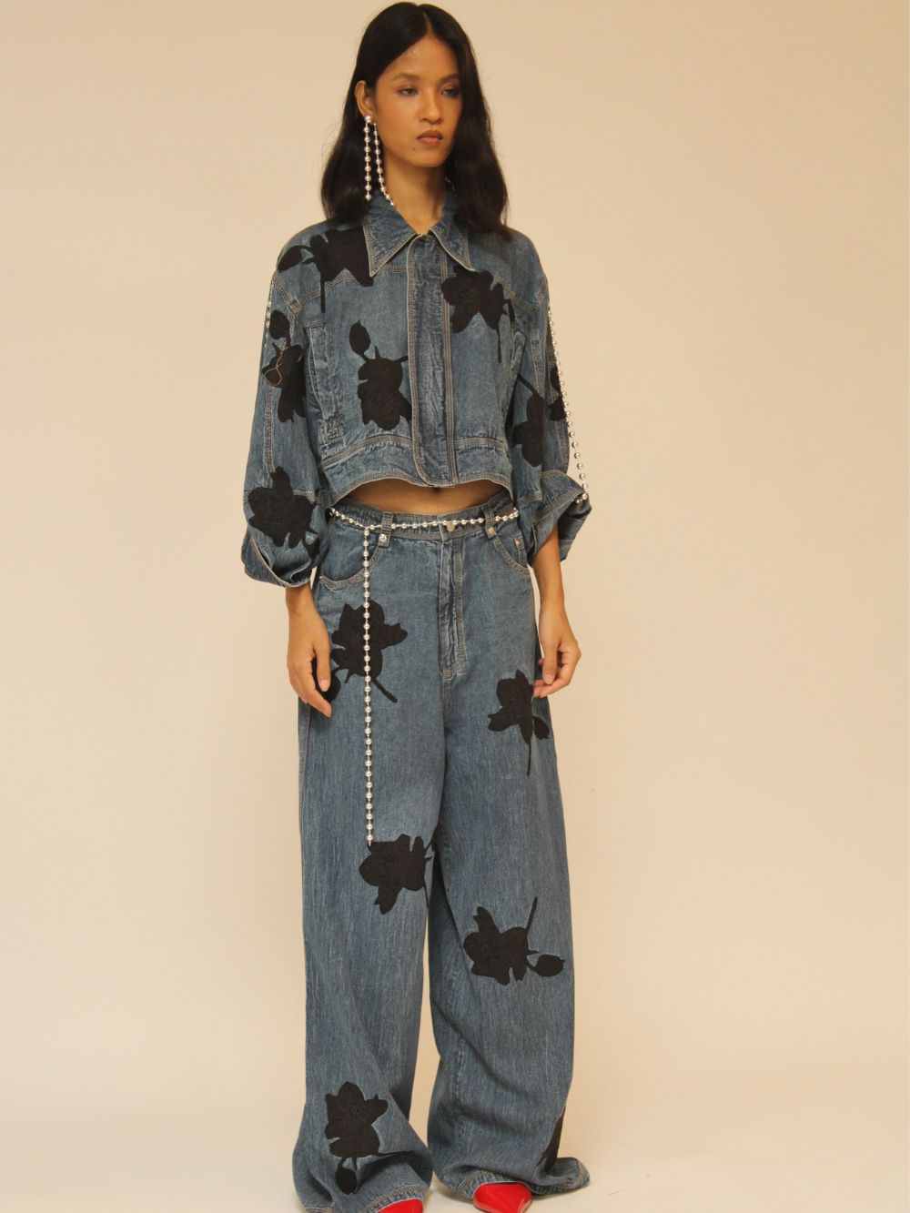 Lovebirds Ontario Trousers in Light Denim