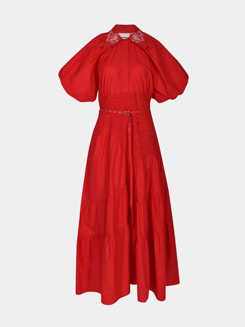 Lovebirds Claudia Dress in Scarlet