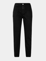 Paige Mayslie Jogger Black Overdye