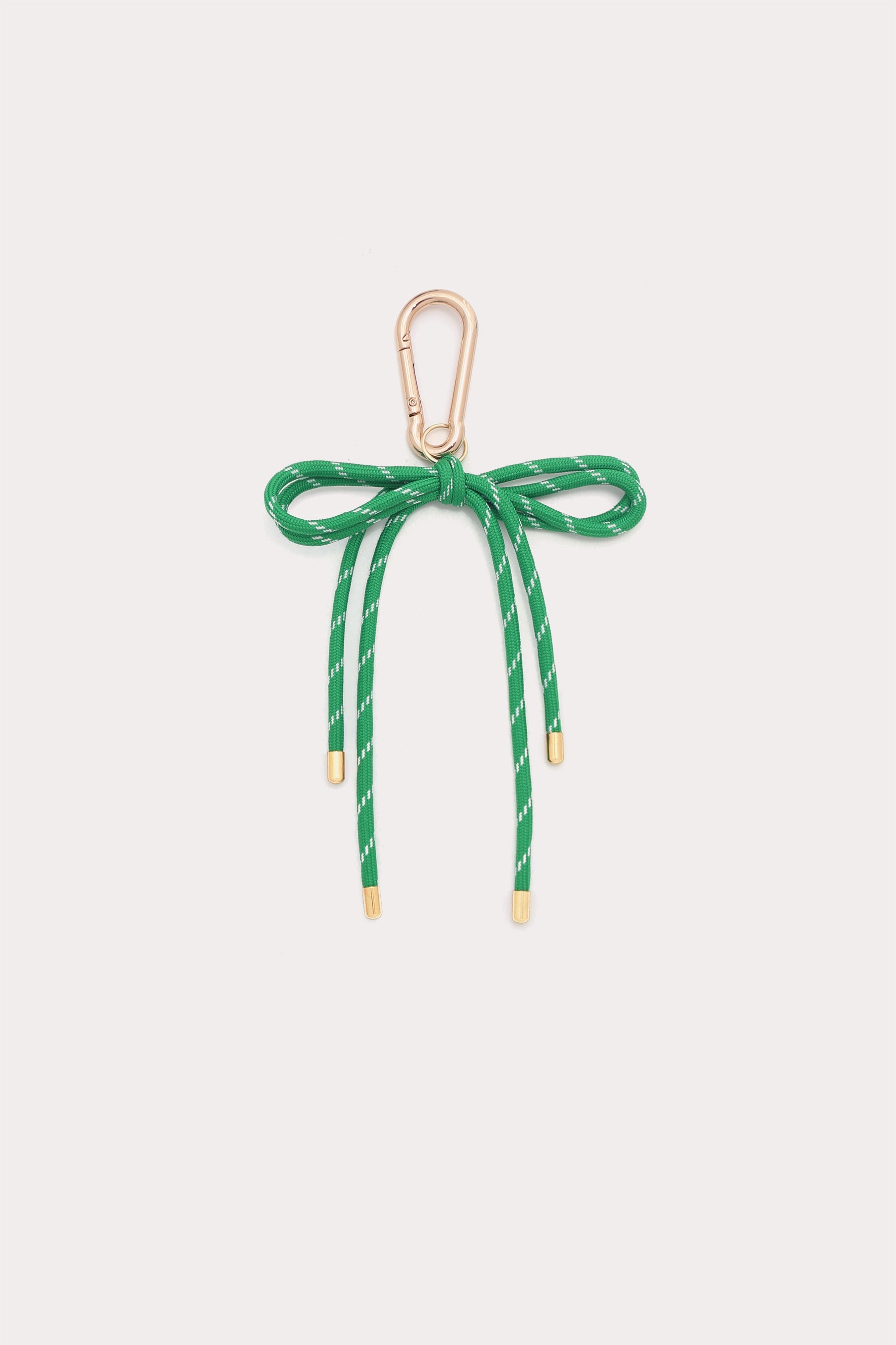 Petit Moments Rope Bow Bag Charm Green Gold