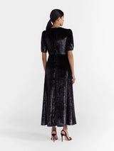 Saloni Tabitha D Dress Black Mamba - Twenty Petworth