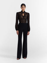 Saloni Flute B Trousers in Black - Twenty Petworth