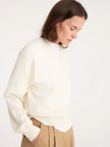 Rohe V-neck Pullover in Off White