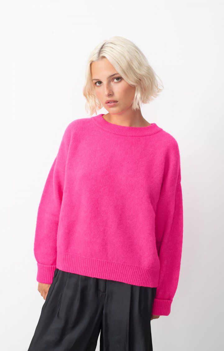 American Vintage Vitow Jumper Rose Fluo