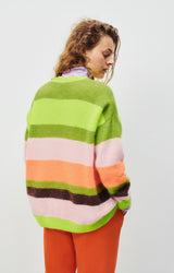 American Vintage Vitow Jumper in Rayures Multi