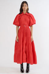 Lovebirds Claudia Dress in Scarlet