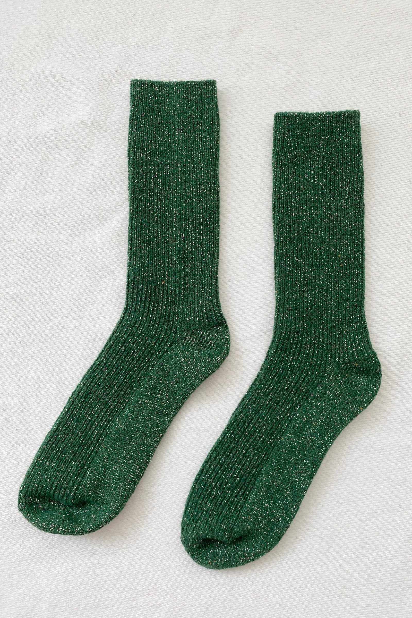 Le Bon Shoppe Winter Sparkle Socks Evergreen